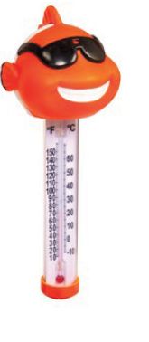 GAME clownfish floating spa thermometer